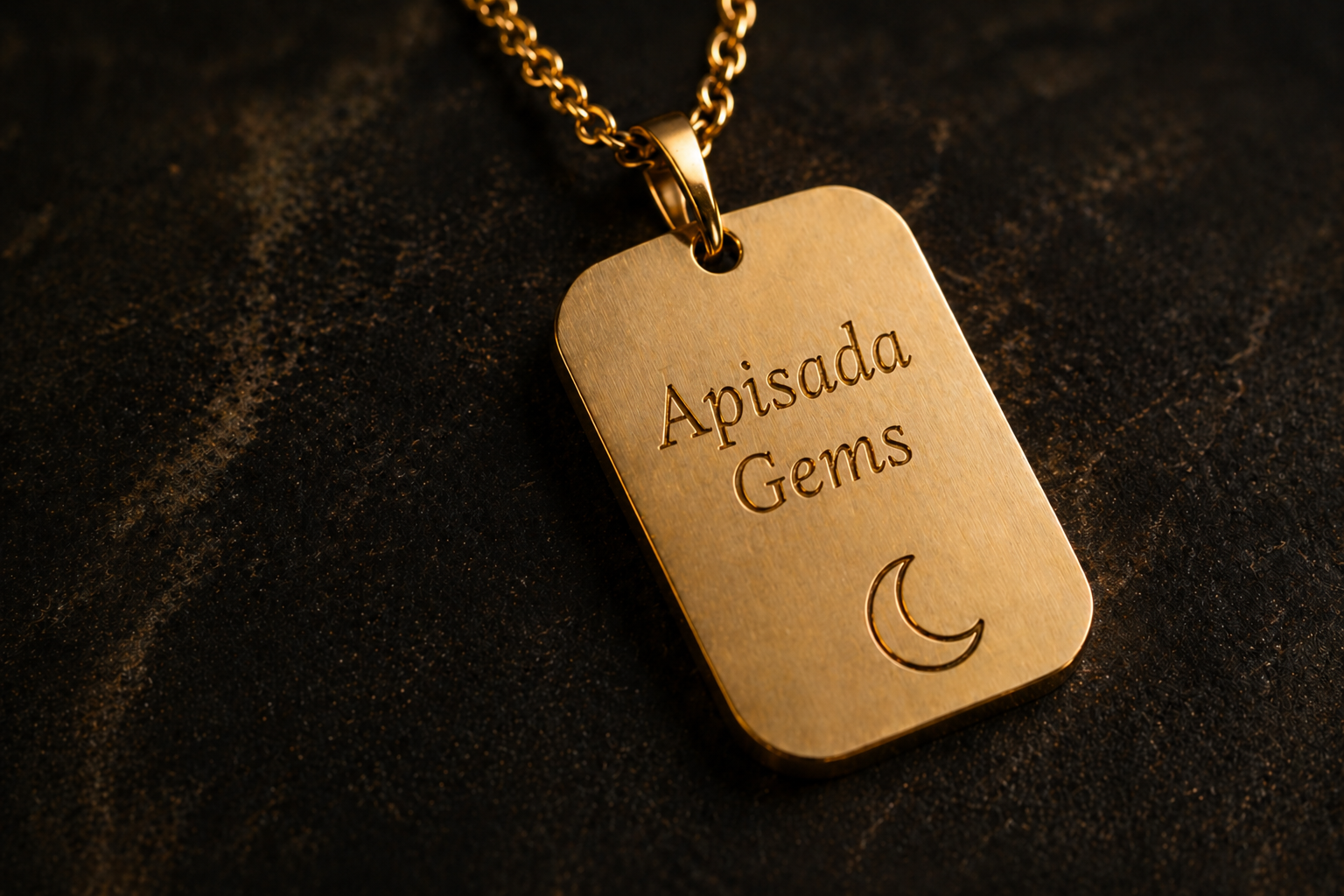Engraved pendant