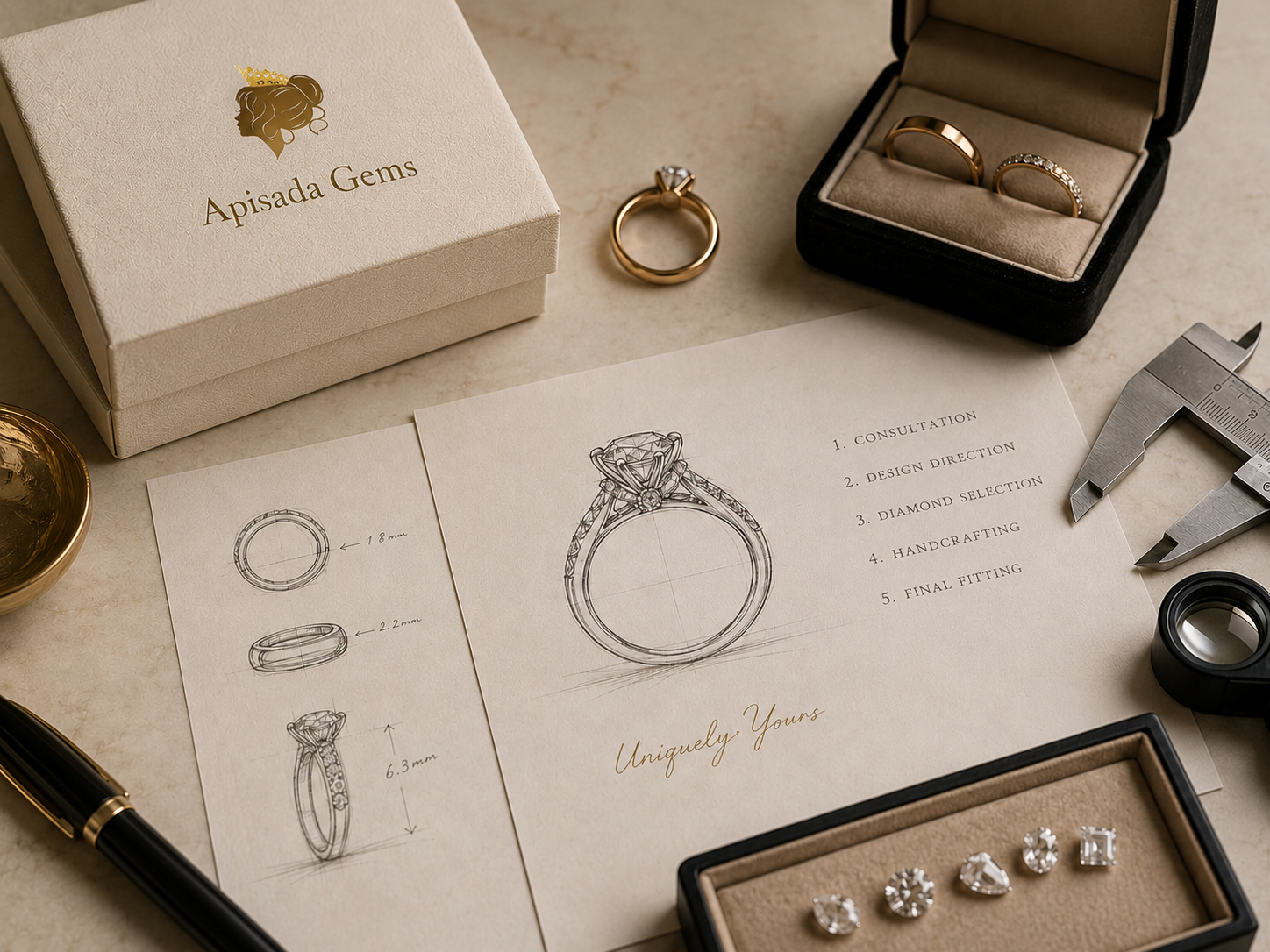 Bespoke jewelry consultation