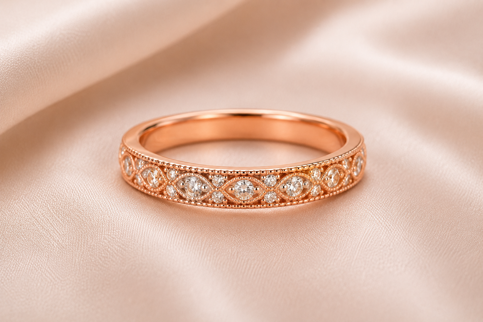 Rose gold ring