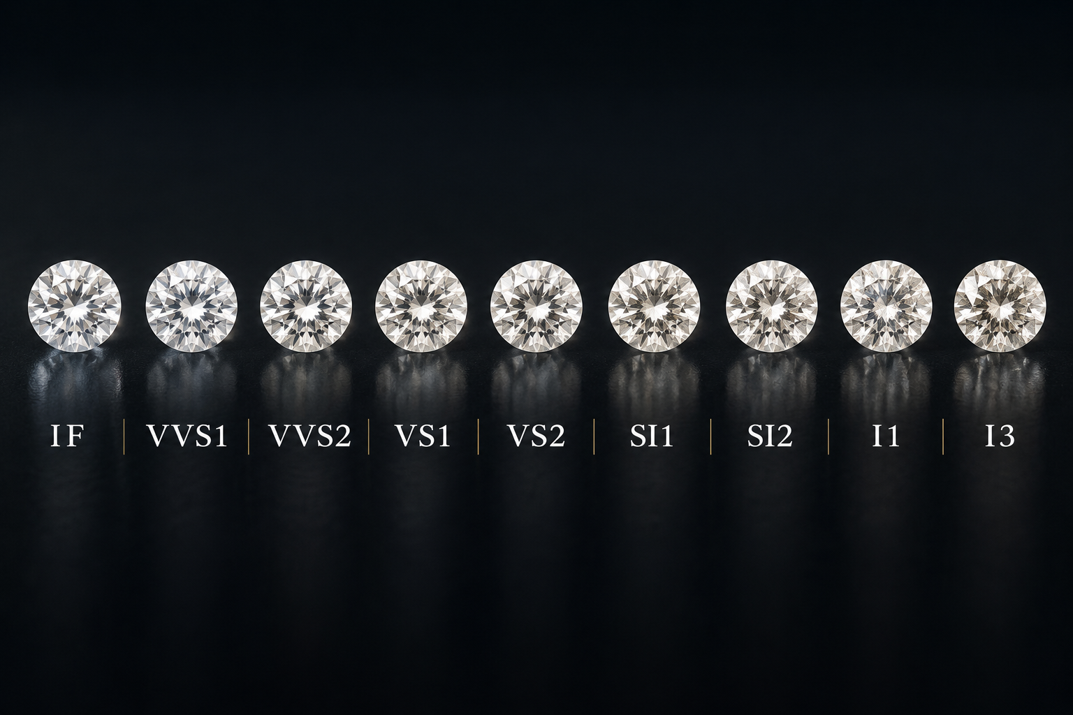 Diamond clarity detail