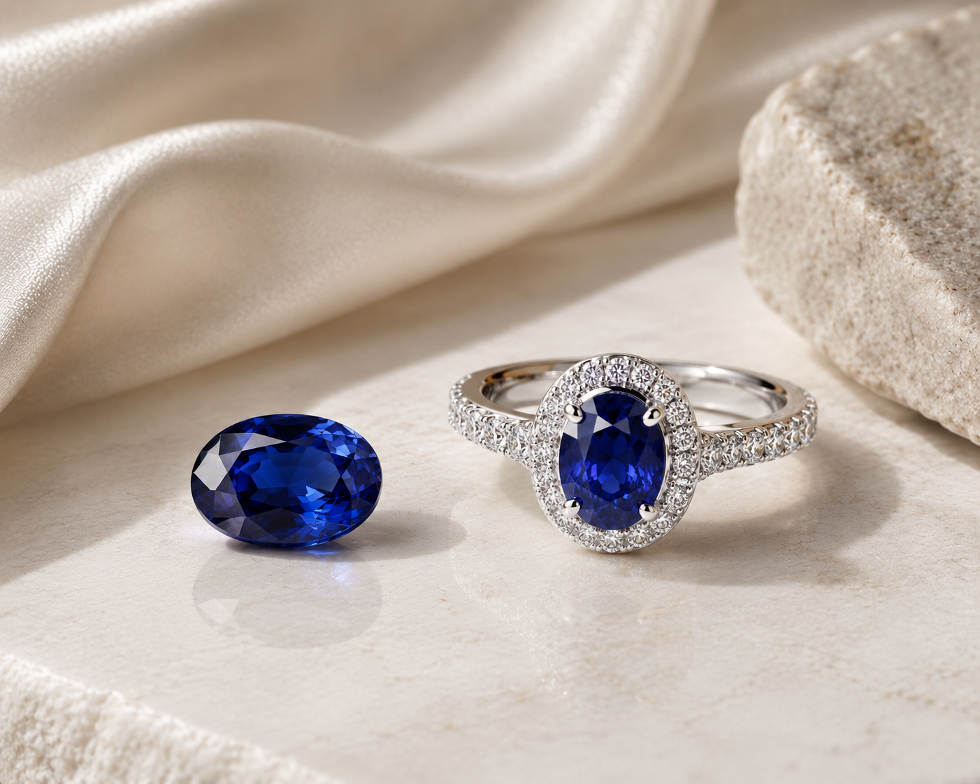 Sapphire gemstone jewelry