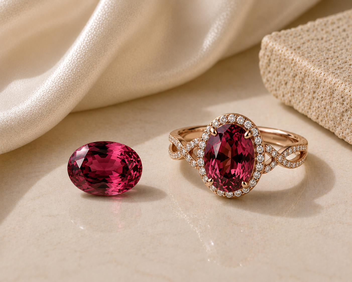 Tourmaline gemstone jewelry