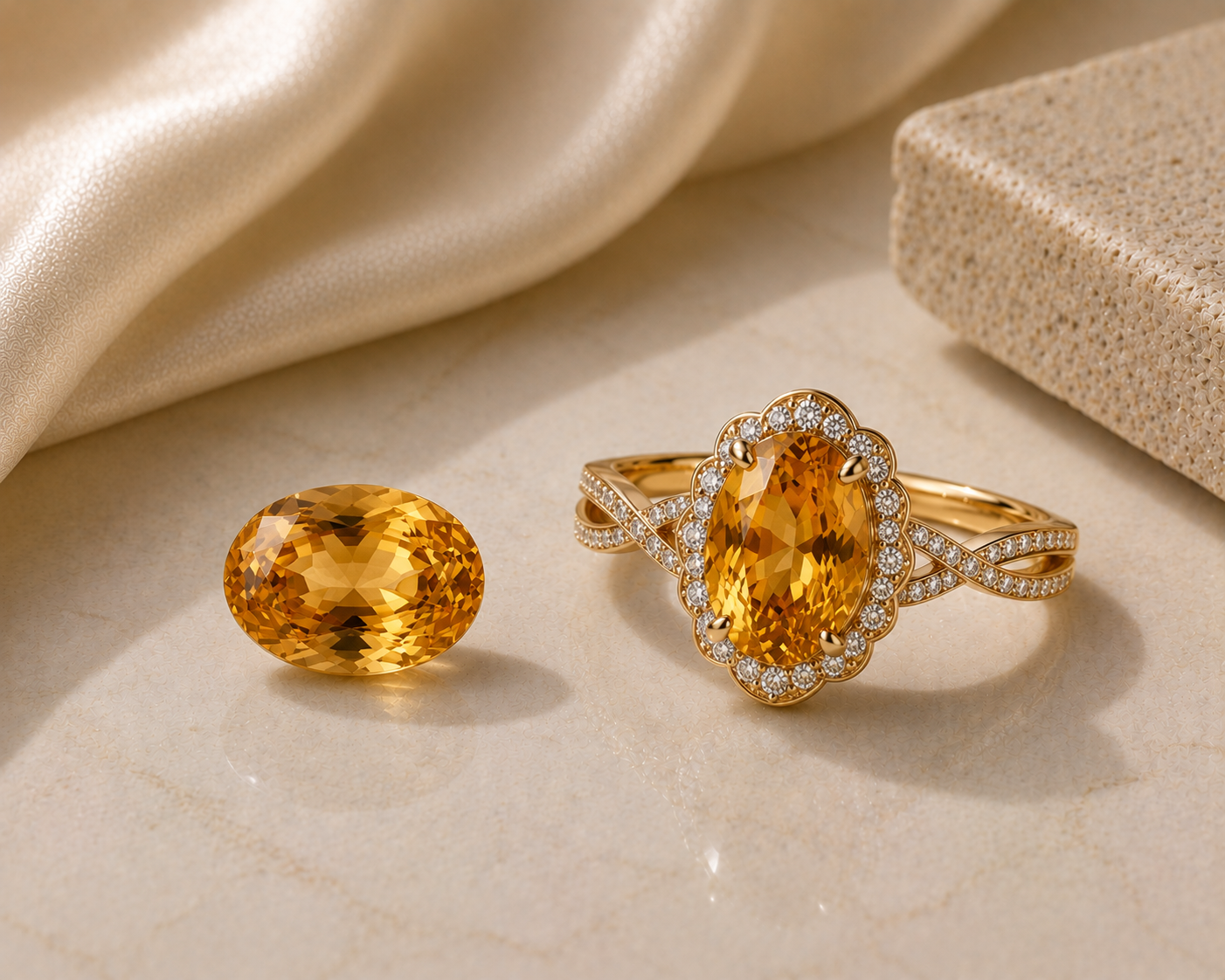 Yellow Sapphire gemstone jewelry
