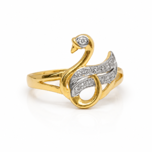 เเหวนเพชรหงส์ swan diamond ring