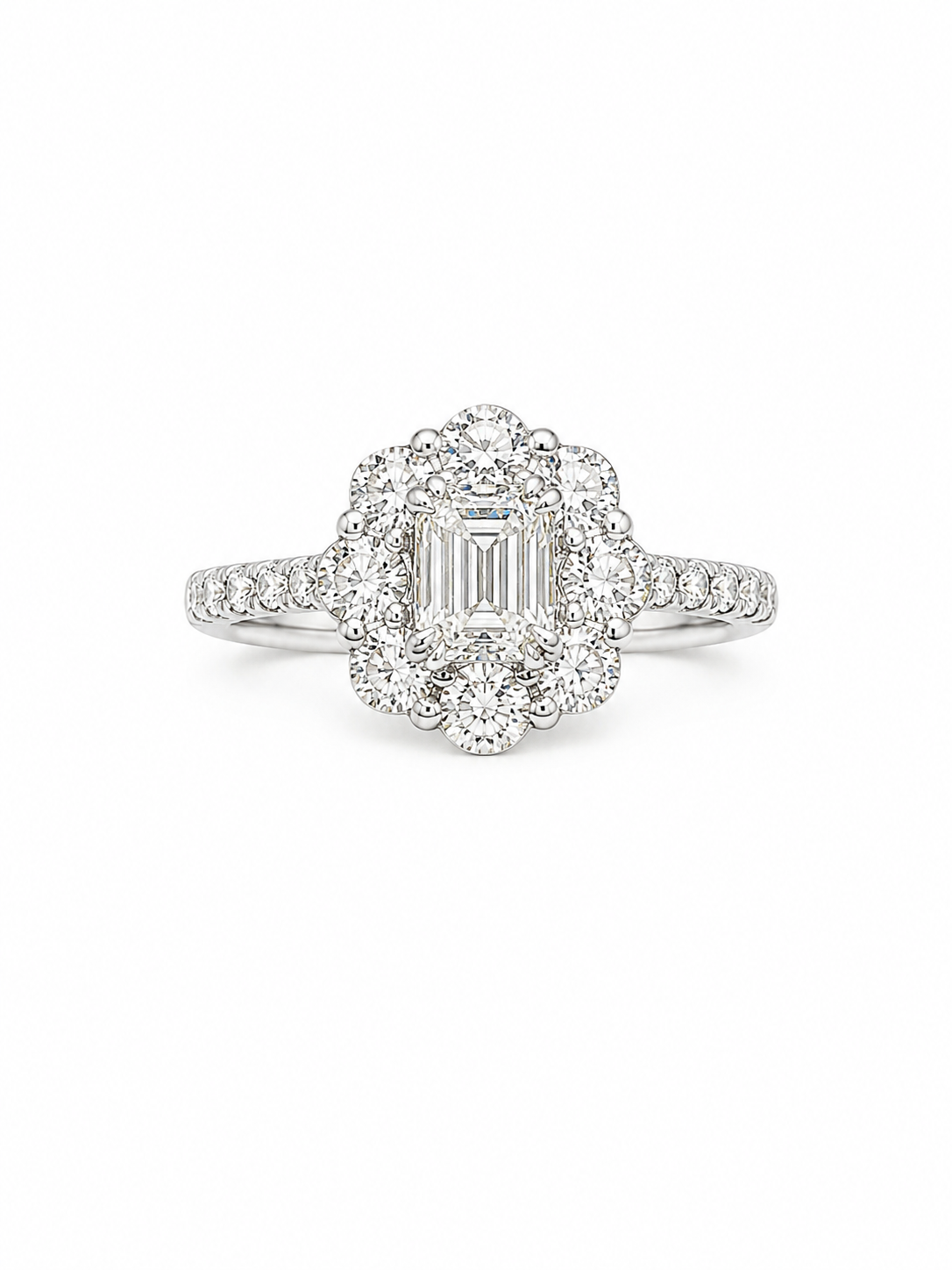 เเหวนเพชรเมอรัล emerald diamond ring เเหวนเพชรเมอรัล emerald diamond ring