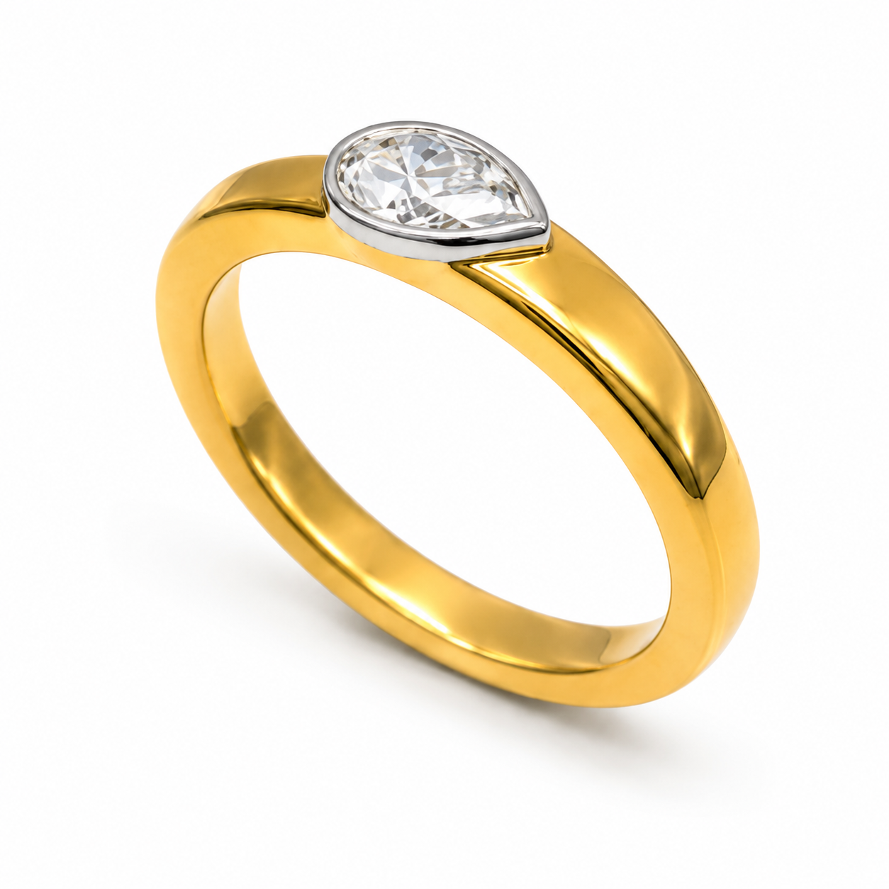 เเหวนเพชรหยดน้ำ teardrop diamond ring เเหวนเพชรหยดน้ำ teardrop diamond ring