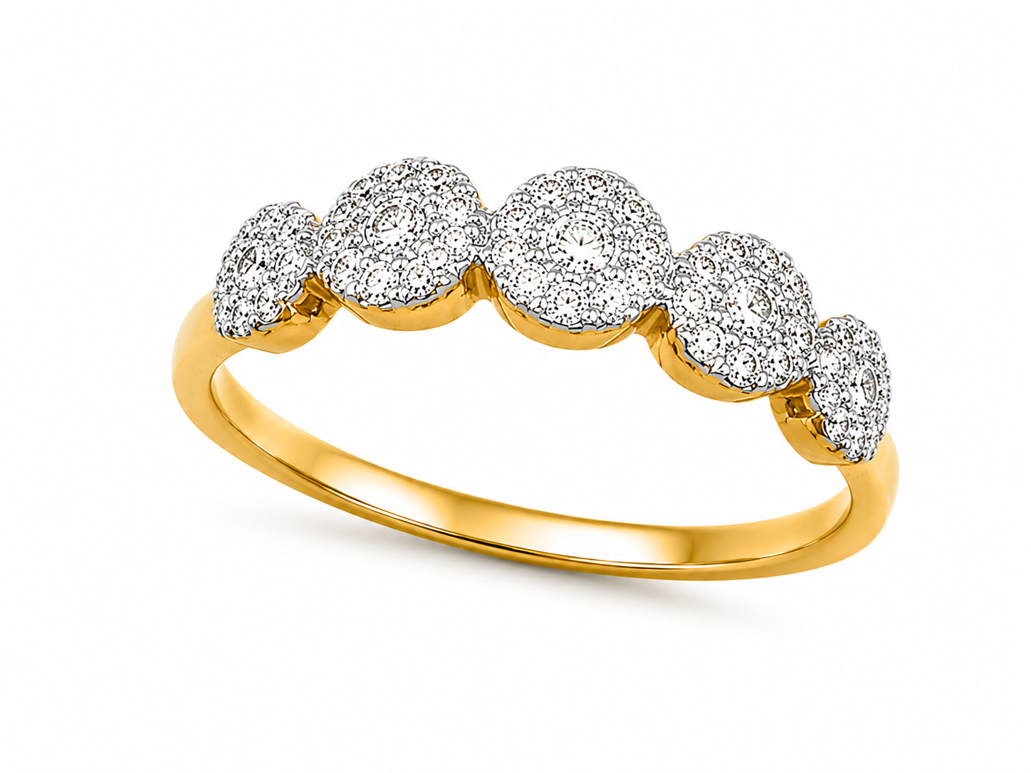 เเหวนเพชรดอกพิกุล diamond ring with jasmine flower design เเหวนเพชรดอกพิกุล diamond ring with jasmine flower design