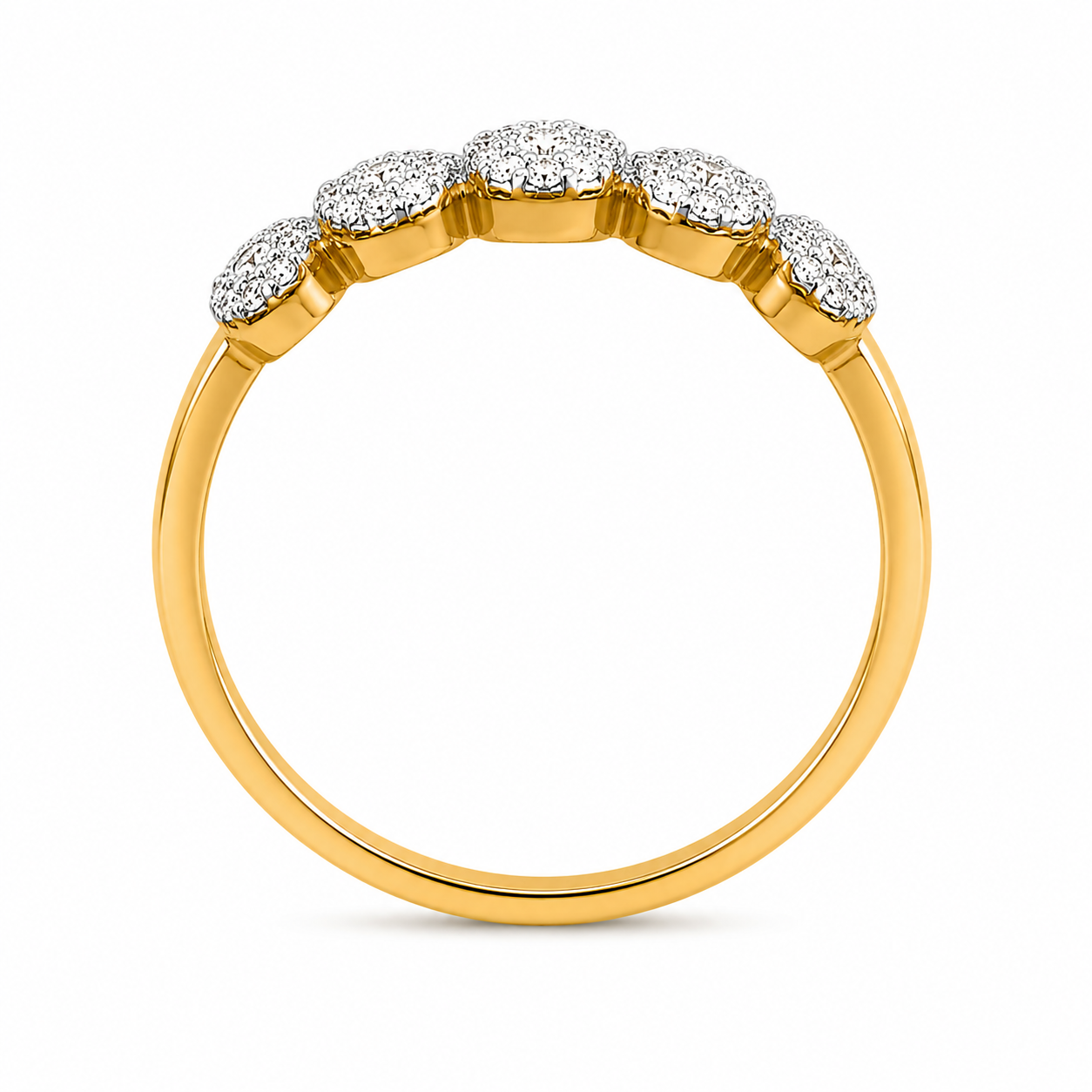 เเหวนเพชรดอกพิกุล diamond ring with jasmine flower design เเหวนเพชรดอกพิกุล diamond ring with jasmine flower design