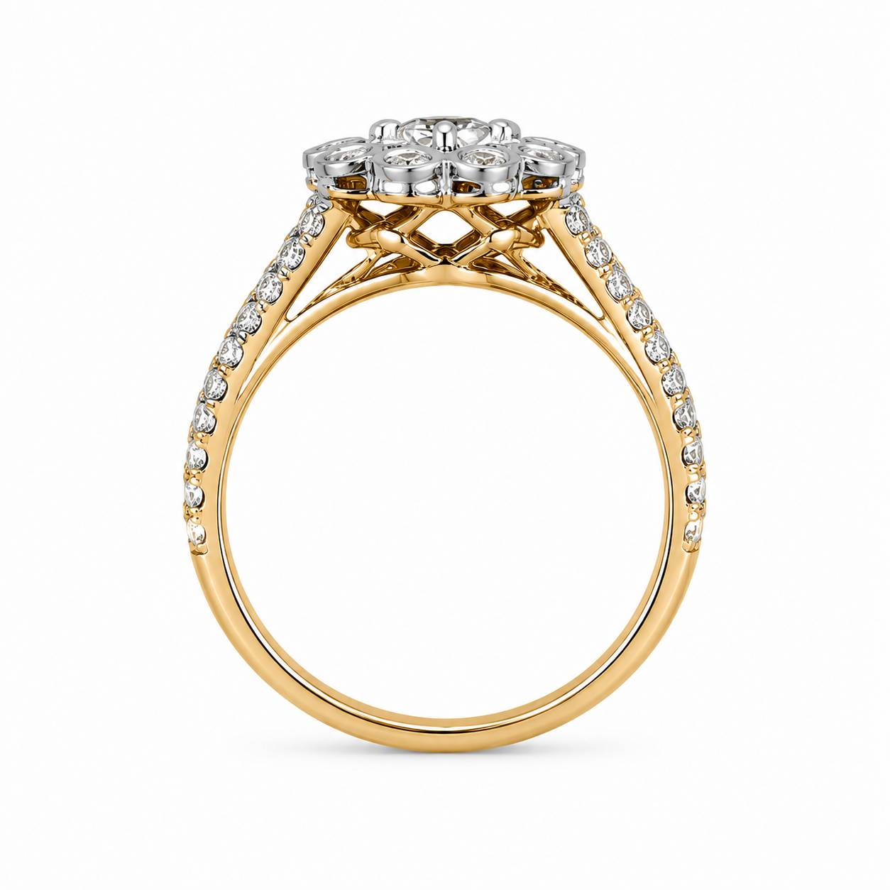 เเหวนเพชรดอกไม้ flower diamond ring เเหวนเพชรดอกไม้ flower diamond ring