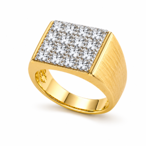 เเหวนเพชรสี่เหลี่ยม square diamond ring