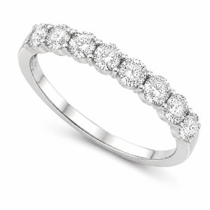 เเหวนเพชรเเถว row diamond ring
