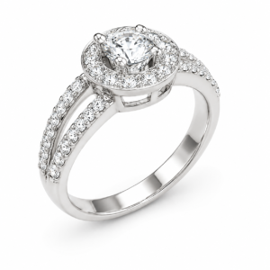 เเหวนเพชรเเถว row diamond ring