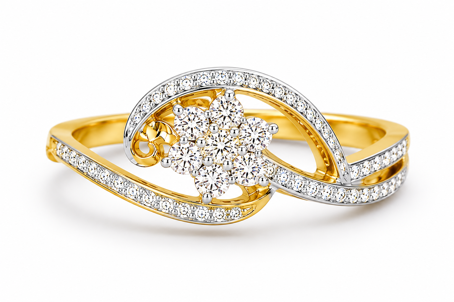 เเหวนเพชรดอกไม้ flower diamond ring เเหวนเพชรดอกไม้ flower diamond ring