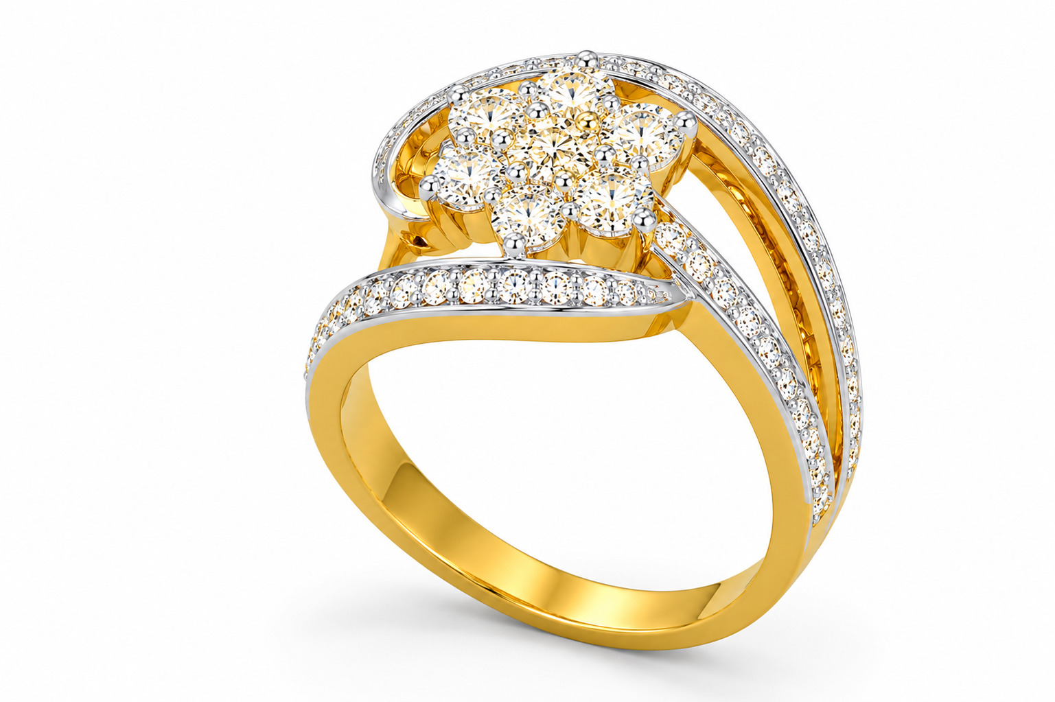 เเหวนเพชรดอกไม้ flower diamond ring เเหวนเพชรดอกไม้ flower diamond ring