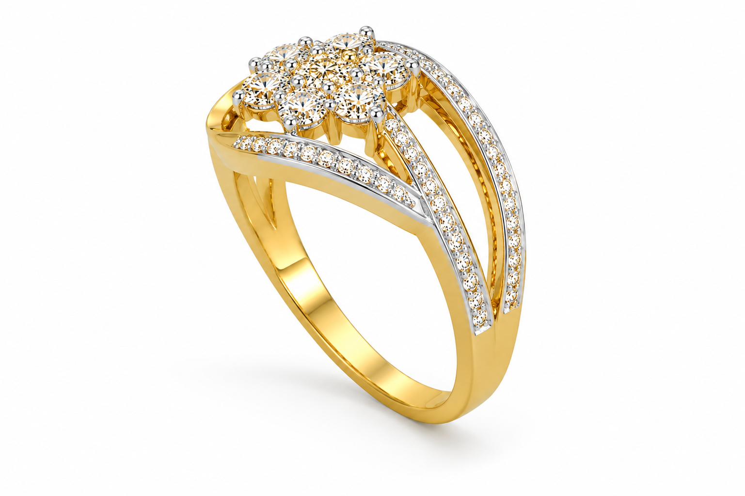 เเหวนเพชรดอกไม้ flower diamond ring เเหวนเพชรดอกไม้ flower diamond ring