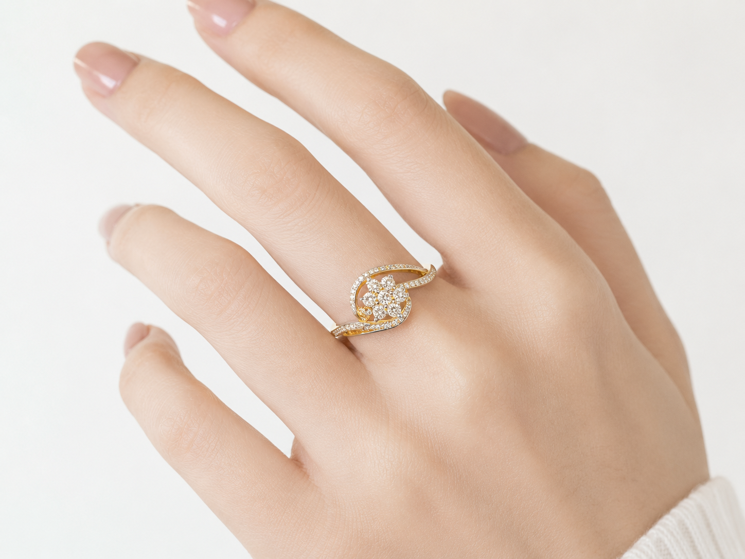 เเหวนเพชรดอกไม้ flower diamond ring เเหวนเพชรดอกไม้ flower diamond ring