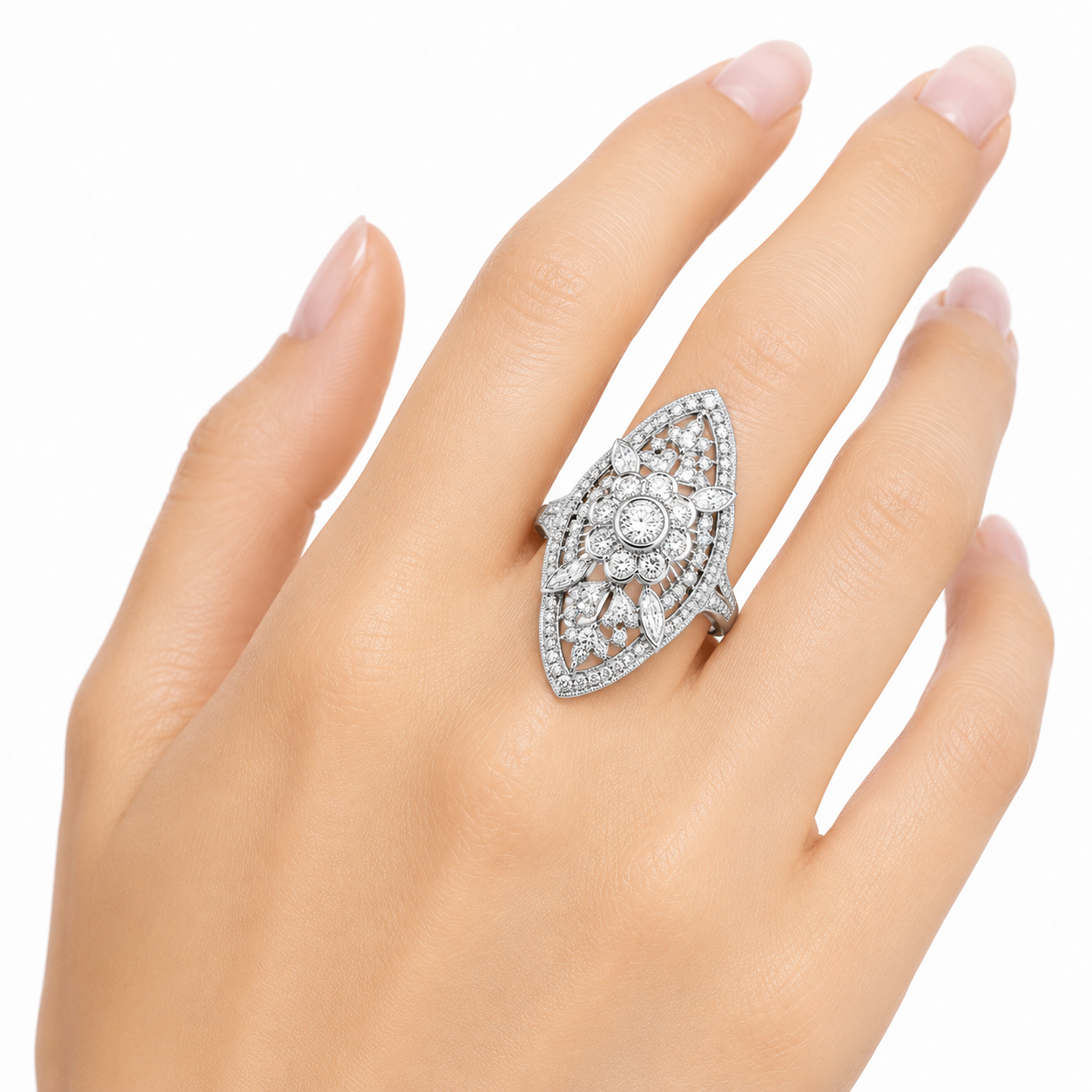 เเหวนเพชรโบราณ antique diamond ring เเหวนเพชรโบราณ antique diamond ring