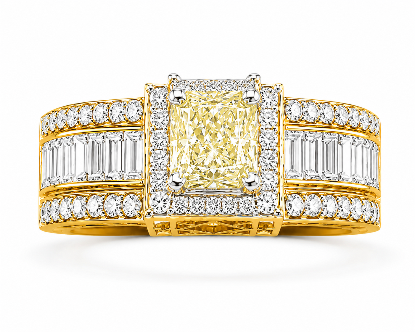 เเหวนเพชรเหลี่ยมเทปเปอร์ tapered cut diamond ring เเหวนเพชรเหลี่ยมเทปเปอร์ tapered cut diamond ring