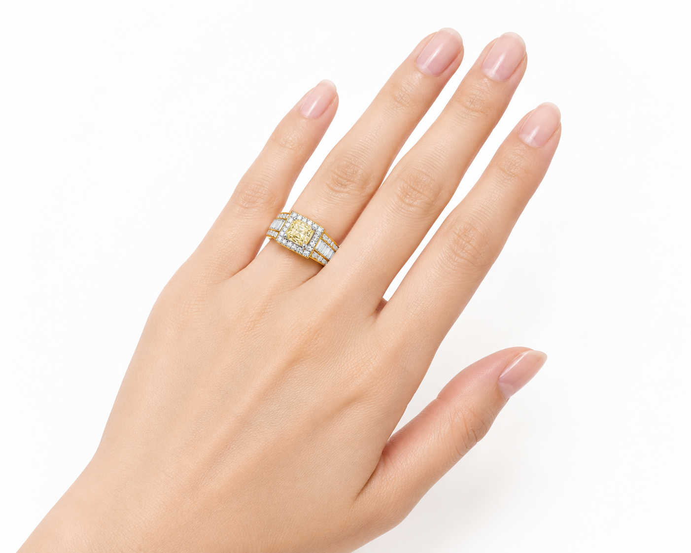 เเหวนเพชรเหลี่ยมเทปเปอร์ tapered cut diamond ring เเหวนเพชรเหลี่ยมเทปเปอร์ tapered cut diamond ring