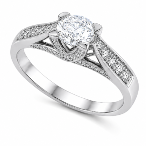 เเหวนเพชรชูกะรัต chu diamond karat ring
