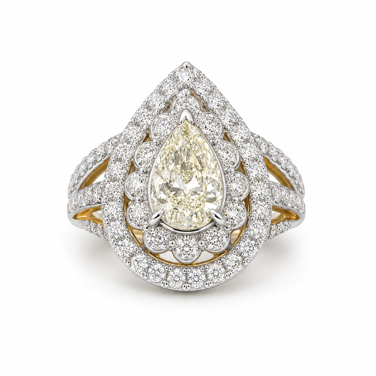 เเหวนเพชรหยดน้ำ teardrop diamond ring เเหวนเพชรหยดน้ำ teardrop diamond ring