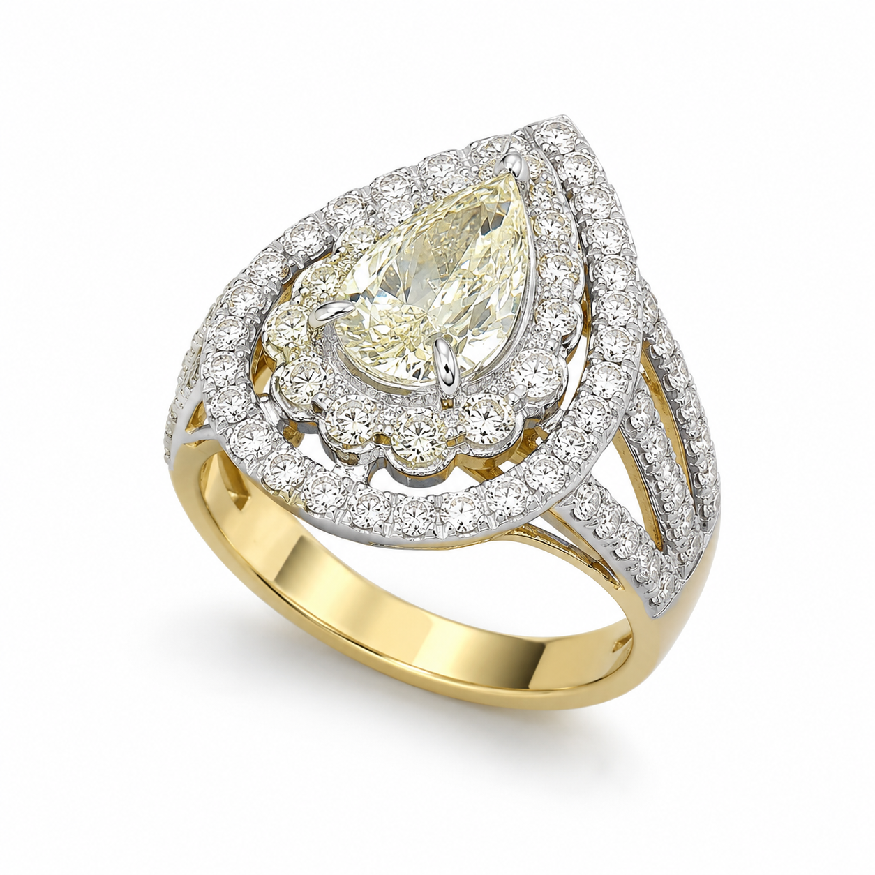 เเหวนเพชรหยดน้ำ teardrop diamond ring เเหวนเพชรหยดน้ำ teardrop diamond ring