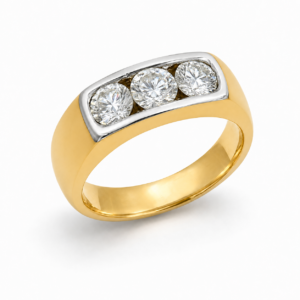 เเหวนเพชรเเถวสอดกะรัต diamond carat row ring