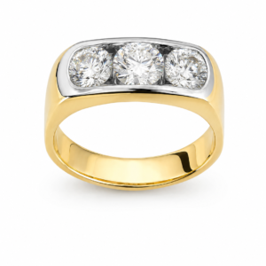 เเหวนเพชรเเถวสอดกะรัต diamond carat row ring